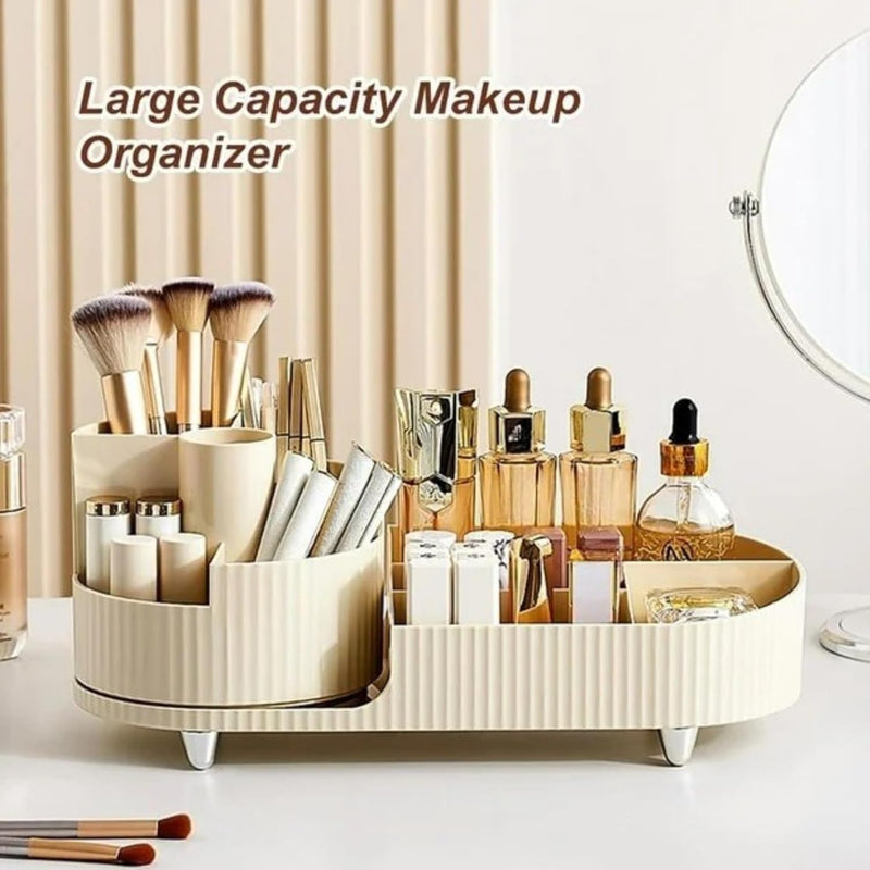 Rotating Cosmetic Toiletries Perfume Storage Organizer 4582A - TUZZUT Qatar Online Shopping