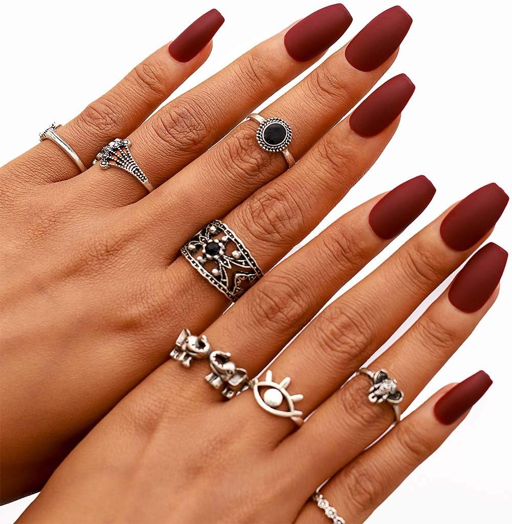 Campsis Matte False Nails Solid Color Campsis Matte False Nails Solid Color