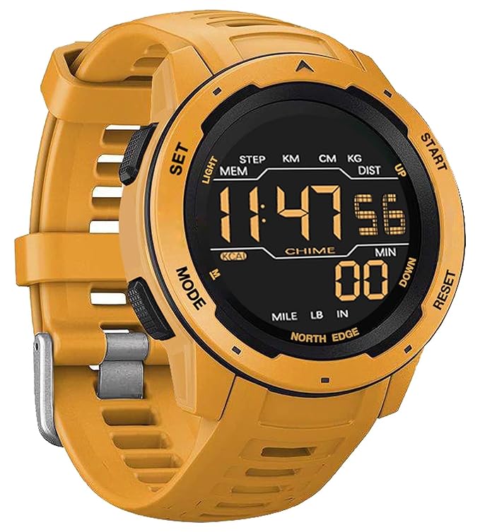 NORTH EDGE Men's Digital Sports Watch - Mars W76101 - TUZZUT Qatar Online Shopping