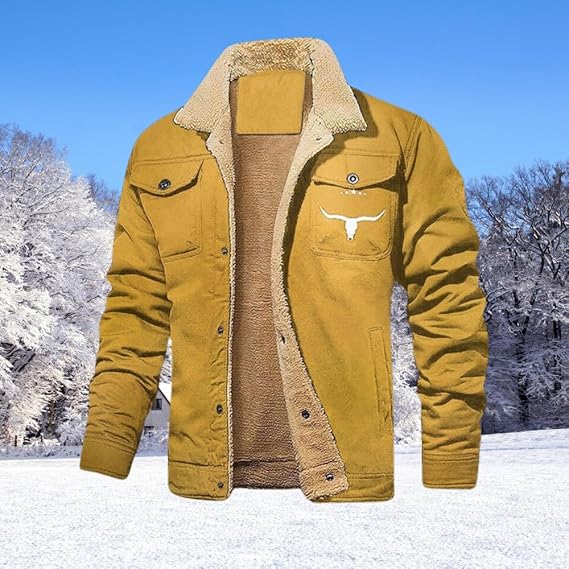 Fleece Lined Cowboy Jacket JK1021 Fleece Lined Cowboy Jacket JK1021