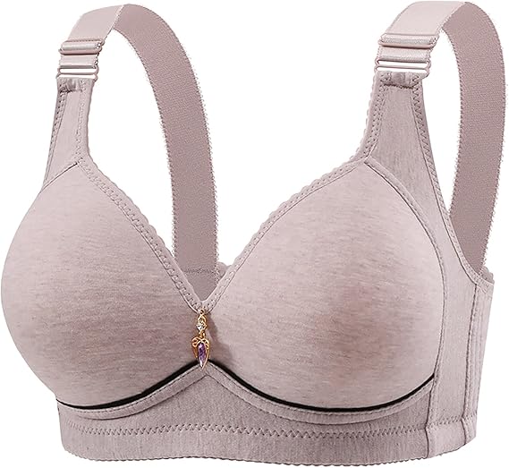 Bras for Women Adjustable Strap Wireless Seamless Cotton Bras 519650 - TUZZUT Qatar Online Shopping