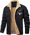 Mens Winter Western Fleece Jacket FJ12 - TUZZUT Qatar Online Shopping