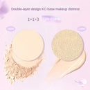 Novo Dual-Action Cushion Foundation & Powder - 13g Cushion + 6.5g Powder - Full Coverage, Waterproof, Hydrating, Dewy Skin Finish - Buildable, Lightweight, Pearl Powder & Bird’s Nest Extract.