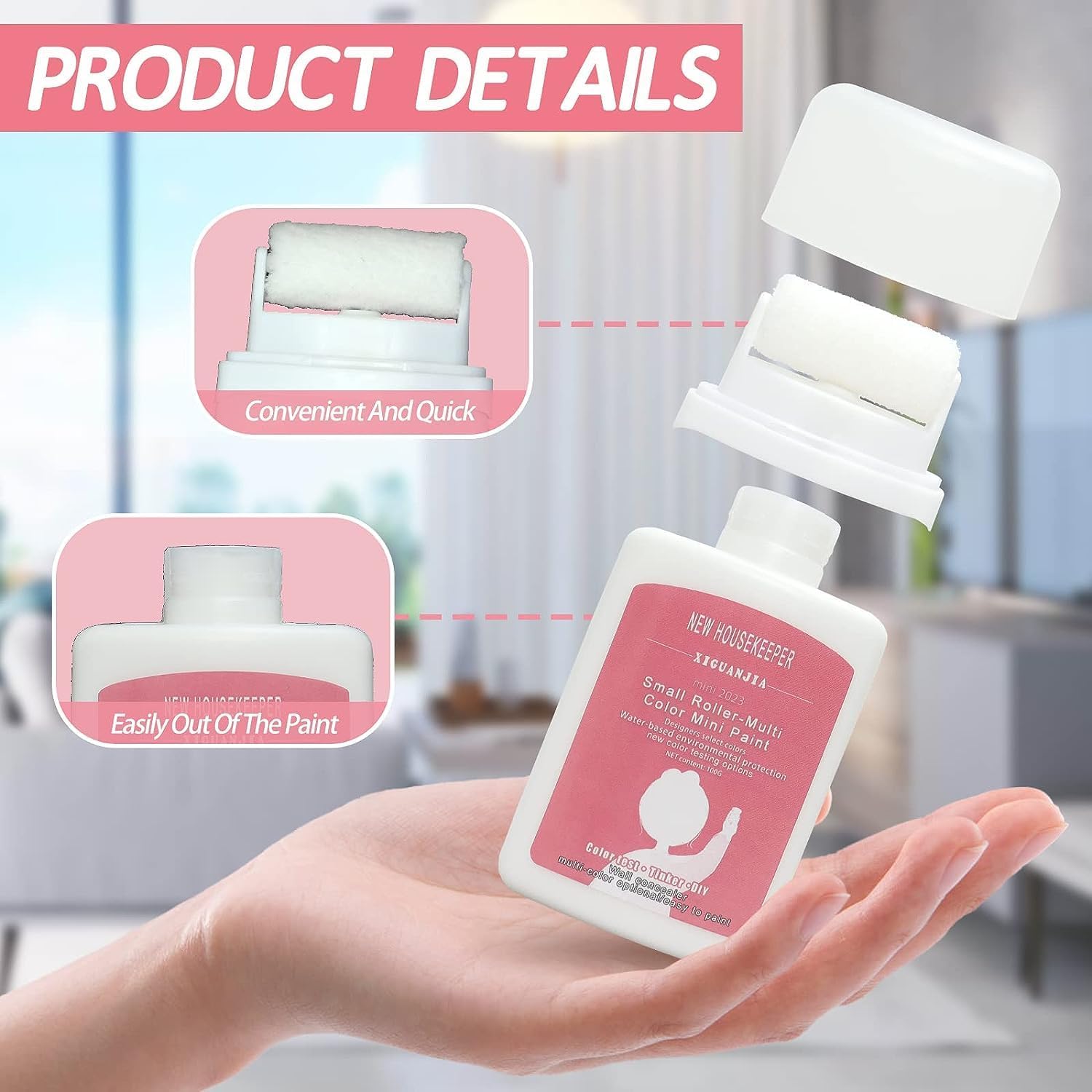 Small Roller-Multi Color Mini Paint 100g Small Roller-Multi Color Mini Paint 100g