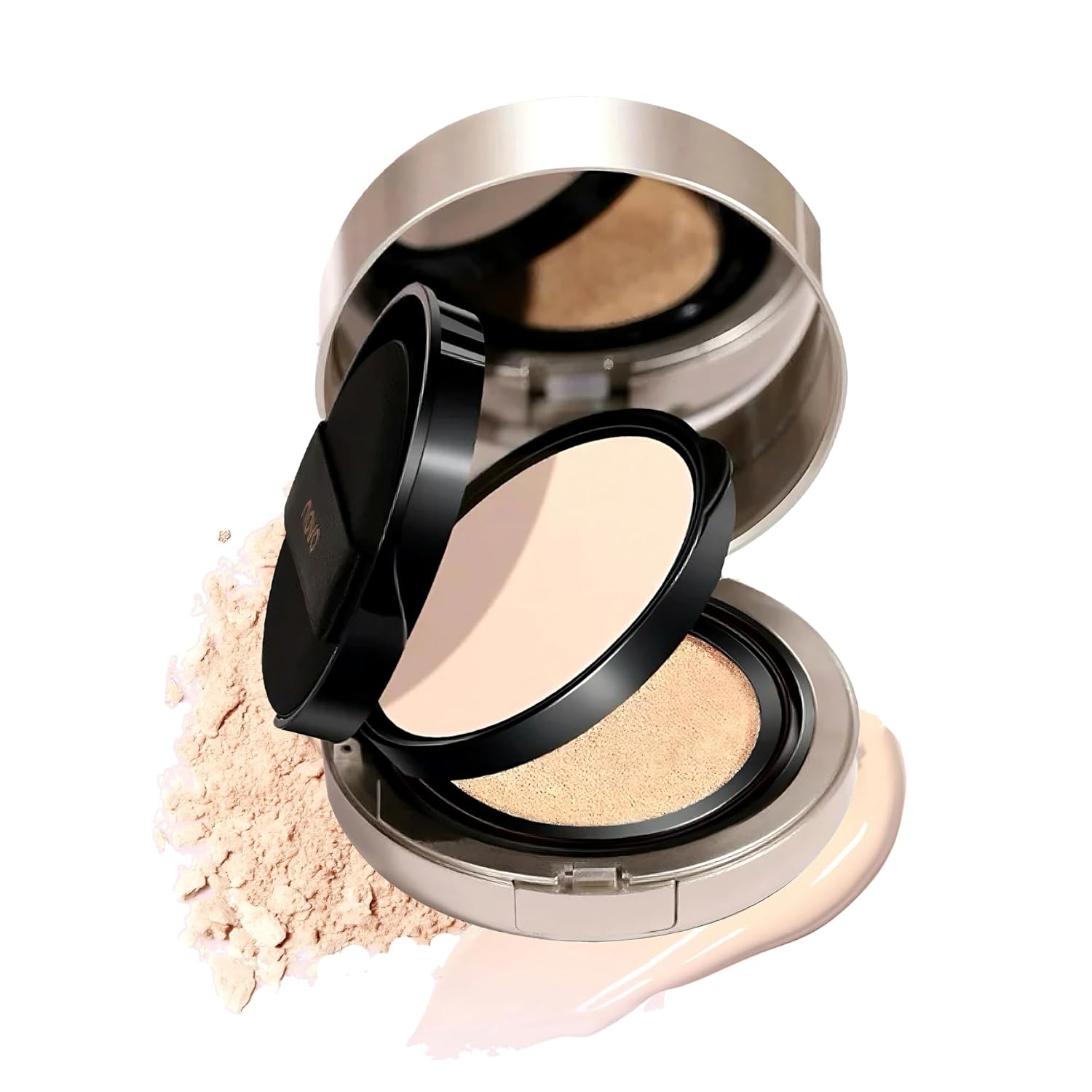Novo Dual-Action Cushion Foundation & Powder - 13g Cushion + 6.5g Powder - Full Coverage, Waterproof, Hydrating, Dewy Skin Finish - Buildable, Lightweight, Pearl Powder & Bird’s Nest Extract. Novo Dual-Action Cushion Foundation & Powder - 13g Cushion + 6.5g Powder - Full Coverage, Waterproof, Hydrating, Dewy Skin Finish - Buildable, Lightweight, Pearl Powder & Bird’s Nest Extract.