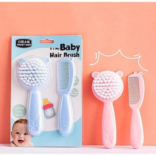 Baby Hairbrush and Comb Set 1503541 - TUZZUT Qatar Online Shopping
