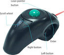 Finger Handheld Trackball Mouse with Laser Pointer S4947392 - TUZZUT Qatar Online Shopping