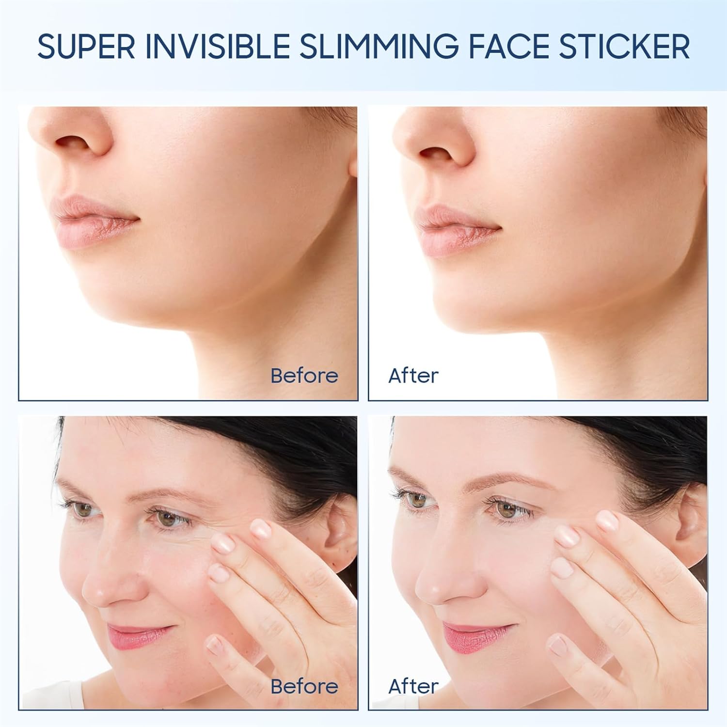 For Face and Chin Face Tape, Face Lifting Tape Waterproof (60 PCS) For Face and Chin Face Tape, Face Lifting Tape Waterproof (60 PCS)