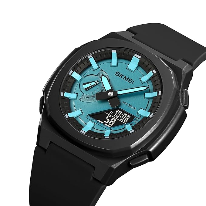 SKMEI Analog Digital Dual Time Watch W7508 - TUZZUT Qatar Online Shopping