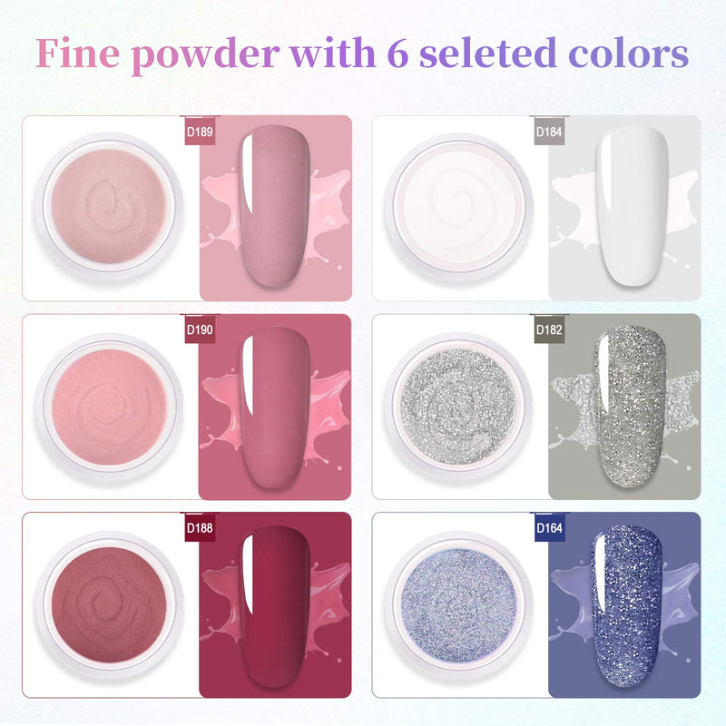 Nail Dip Powder  6 colors