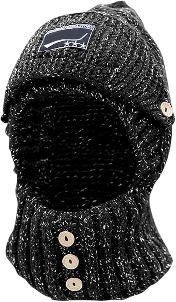 Beanie Ski Balaclava Hood Neck Warmer Scarf Face Cover Winter in Cold Weather B181664 Beanie Ski Balaclava Hood Neck Warmer Scarf Face Cover Winter in Cold Weather B181664