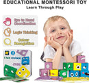 Faces Changing Building Blocks Wooden Toy - Tuzzut.com Qatar Online Shopping