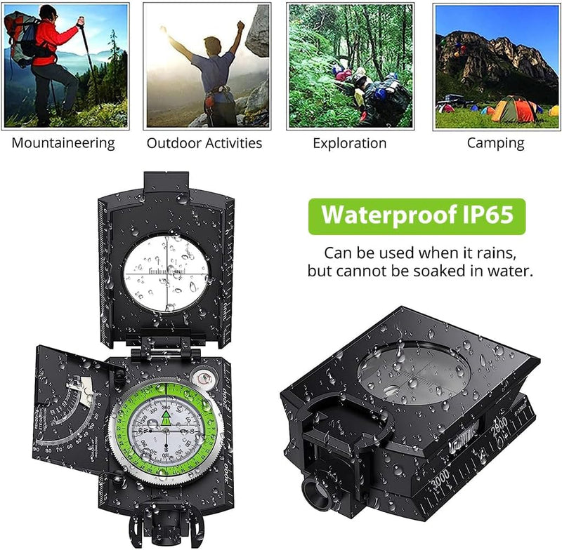 Multifunctional Military Compass B-312051 - TUZZUT Qatar Online Shopping