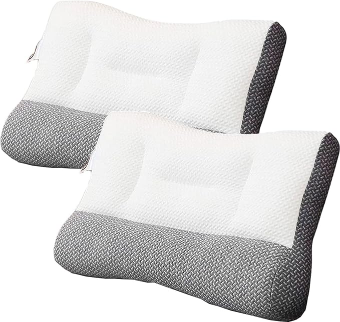 Ergonomic Pillow Adjustable Contour Orthopedic Cervical Pillow - 48x74cm - Tuzzut.com Qatar Online Shopping