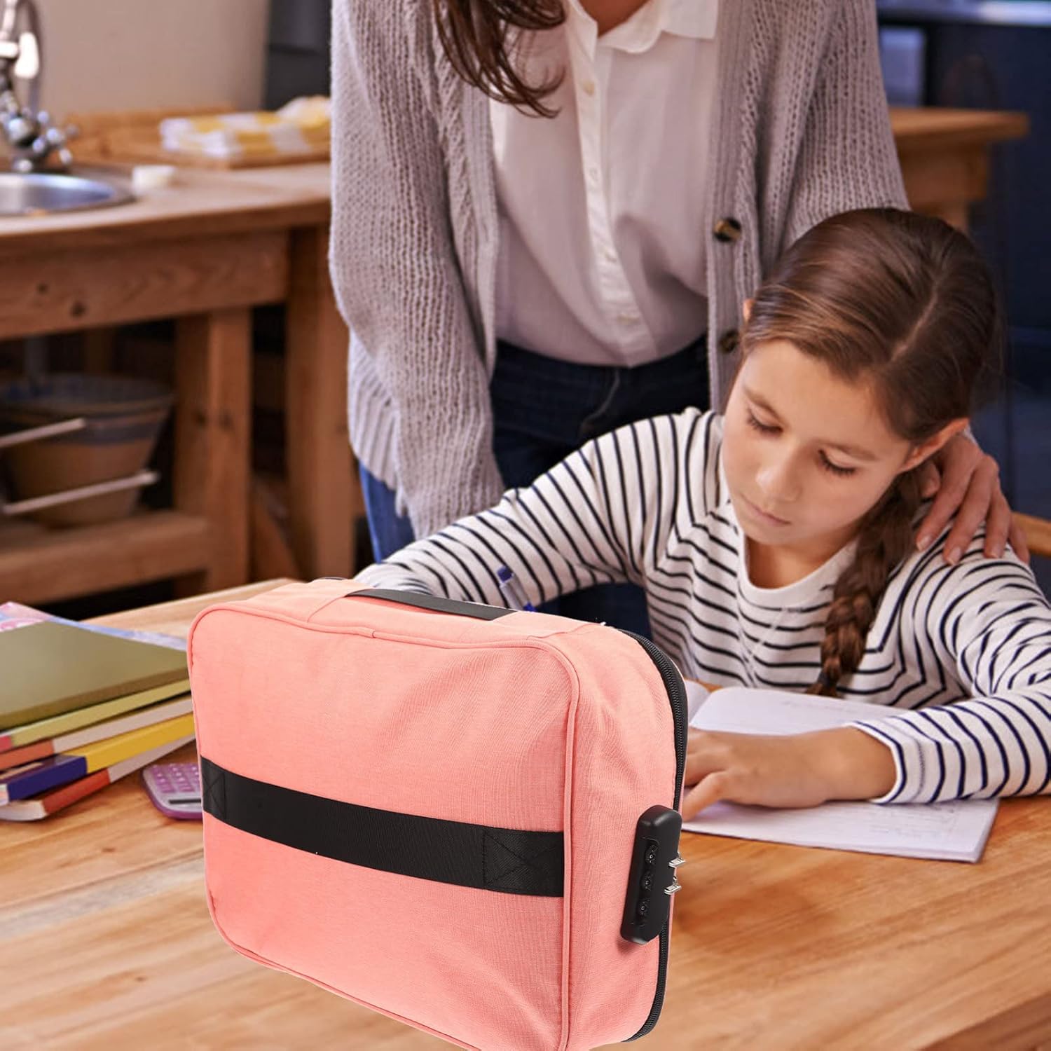 Document Organizer Bag Pink 112865 Document Organizer Bag Pink 112865
