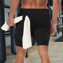 Men's Training Fitness Sport Jogging Gym Short 3784521 - TUZZUT Qatar Online Shopping