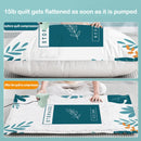 Reusable Vacuum Compression Bag For Storage Organizing Clothes (4 Bags + 1 Hand Pump) - Tuzzut.com Qatar Online Shopping