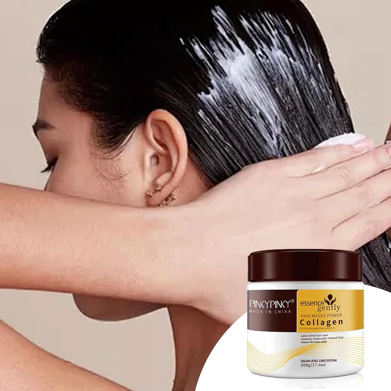 Pinky Pinky Collagen Hair Mask -500g - TUZZUT Qatar Online Shopping