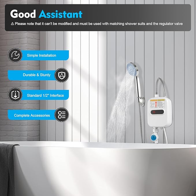 Instant Water Heater Shower 3500W RX-021 Instant Water Heater Shower 3500W RX-021