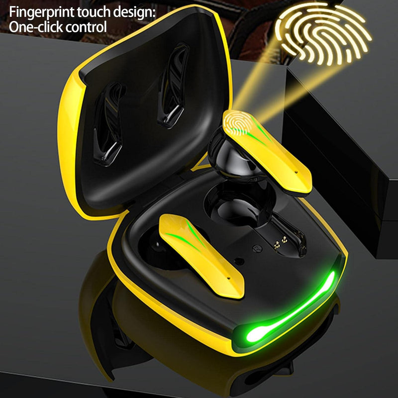 Ear Headphones,Wireless Stereo 5.2 in Ear Touch Control Headphone Low Latency Handsfree | Wireless Stereo Ear Buds Built-in Mic Headset Immersive Sound