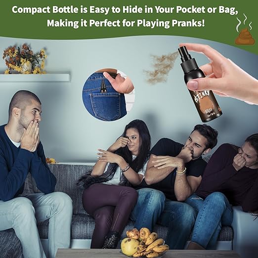 3 Pieces Smelly Flaps Smelly Spray, 90ml Poop Spray, Liquid Spray for Odor Extremely Durabl