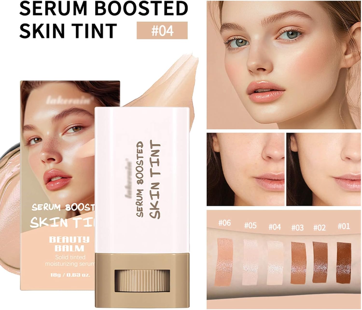 Lakerain Serum Boosted Skin Tint Beauty Balm Serum 18g Lakerain Serum Boosted Skin Tint Beauty Balm Serum 18g