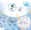 Mini Washing Machine Ultrasonic Turbine Washing Machine Portable Turbo Washer for Travel,Business Trip,Home,Apartment,RV or College Rooms(with Plug) - Tuzzut.com Qatar Online Shopping