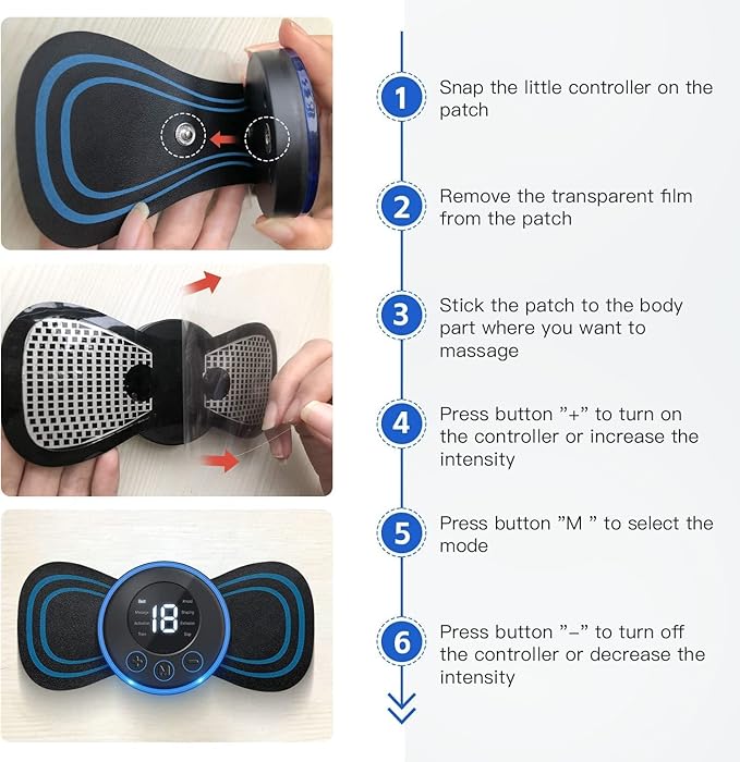 Mini Massager with 8 Modes and 19 Gears Mini Massager with 8 Modes and 19 Gears