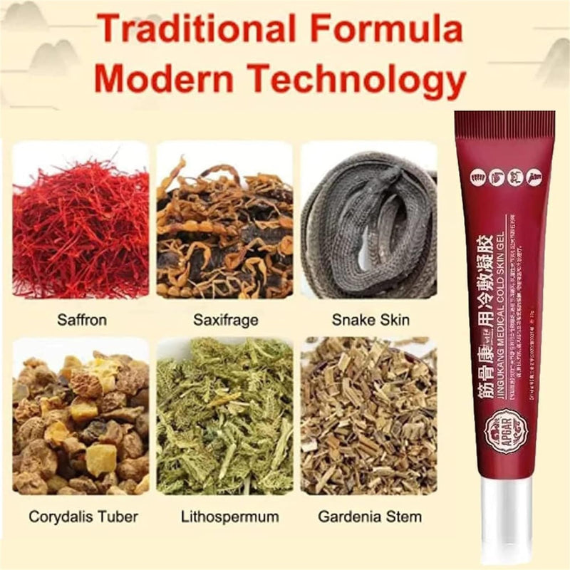 Jingukang Cold Compression Gel for Tendons and Bones 20g - TUZZUT Qatar Online Shopping