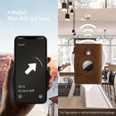 AirTag Wallet - Premium Leather Card Holder RFID Blocking Smart Wallet with AirTag Case - Tuzzut.com Qatar Online Shopping