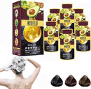 Multy-Plant Extract Hair Dye Shampoo 30ml 10bags boxes - TUZZUT Qatar Online Shopping