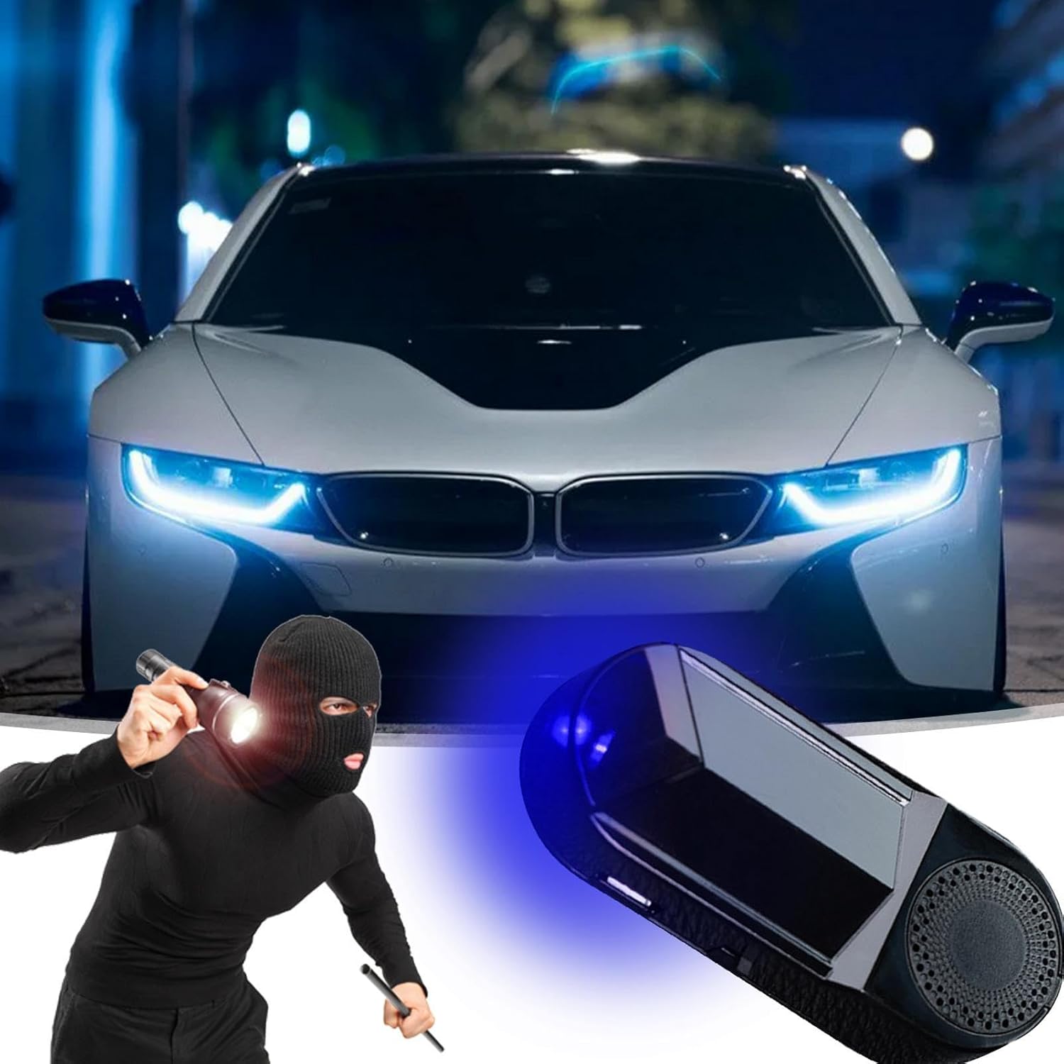 Fake LED Flashing Car Alarm System Solar Fake LED Flashing Car Alarm System Solar