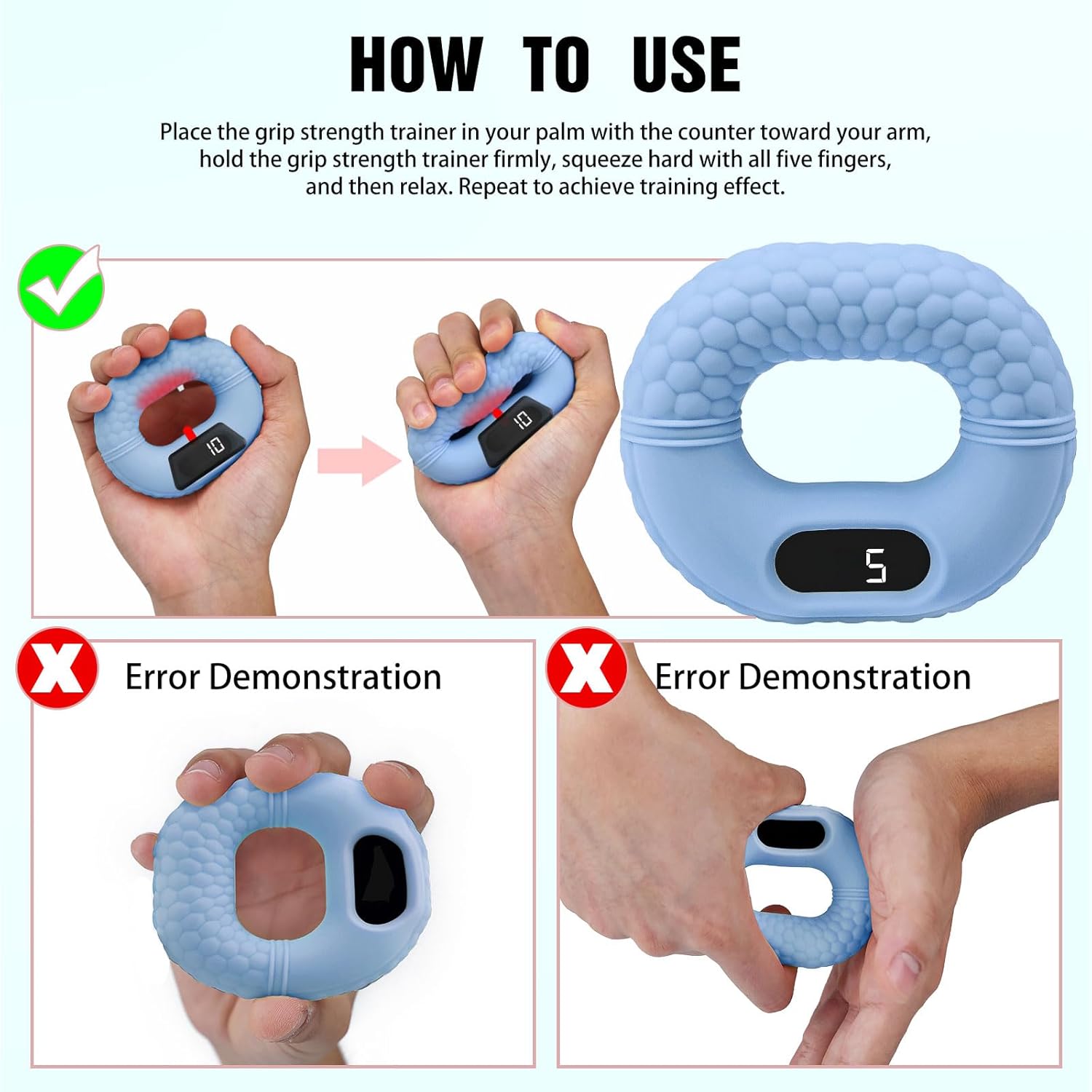 Hand Muscle Developer Grip Ring Hand Muscle Developer Grip Ring
