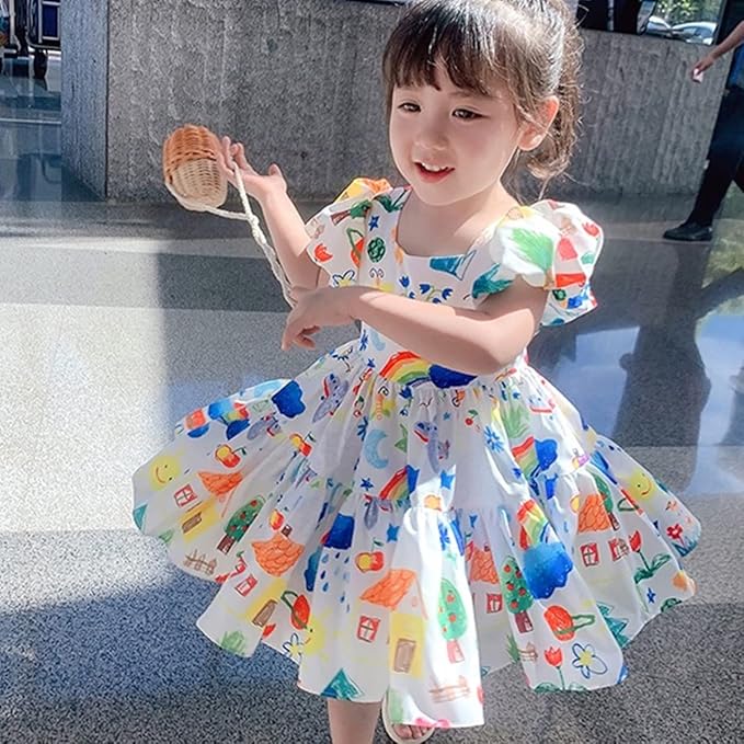 Kid Girl Sleeve Less Dress 1556453 - TUZZUT Qatar Online Shopping