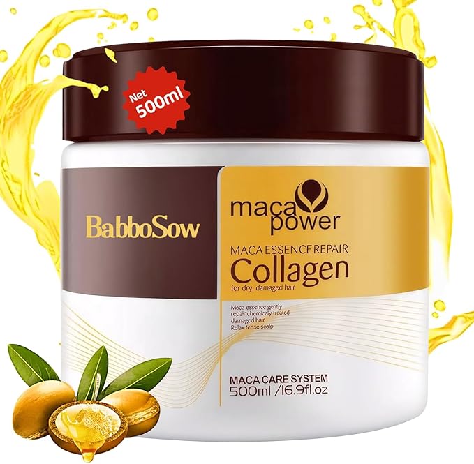 Babbo Sow Collagen Hair Mask -500ml Babbo Sow Collagen Hair Mask -500ml
