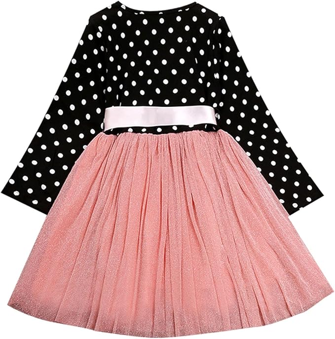 Girl's Long Sleeved Princess Dress 646116 - TUZZUT Qatar Online Shopping