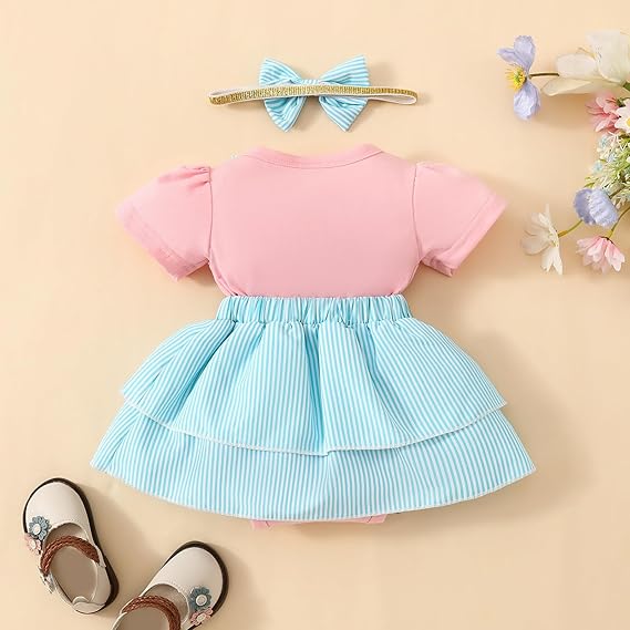 Newborn Baby Girl Romper Dress Short Sleeve 1550885 Newborn Baby Girl Romper Dress Short Sleeve 1550885