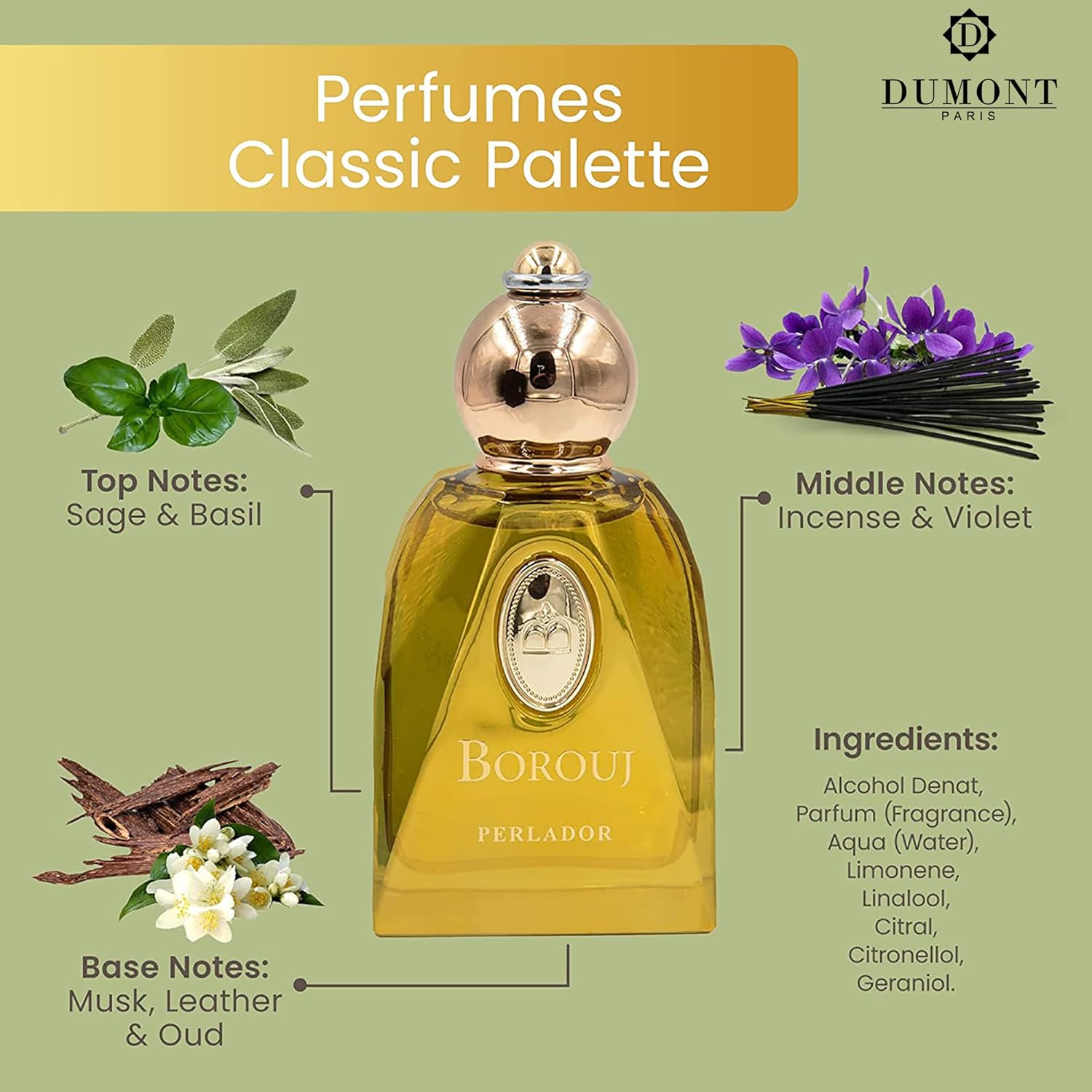 Dumont Paris BOROUJ PERLADOR EDP 85ml FOR UNISEX Dumont Paris BOROUJ PERLADOR EDP 85ml FOR UNISEX