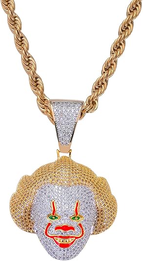 Iced Out Necklace Rope Chain DN2090 Iced Out Necklace Rope Chain DN2090