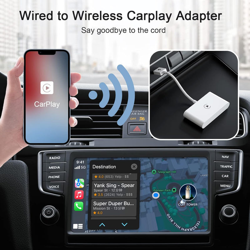 Wireless CarPlay Adapter for iPhone - TUZZUT Qatar Online Shopping