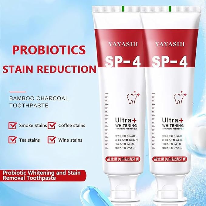 YAYASHI SP 4TM Probiotic Whitening Toothpaste - 120g