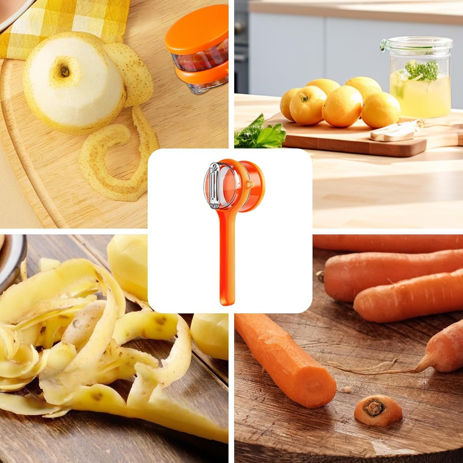 Vegetable Peeler with Container Vegetable Peeler with Container