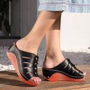 Floral Wedge Sandals S336 - TUZZUT Qatar Online Shopping