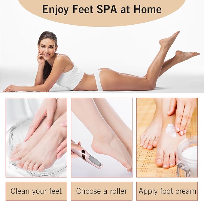 Electric Foot File, Electric Callus Removers for Feet 140656 - TUZZUT Qatar Online Shopping