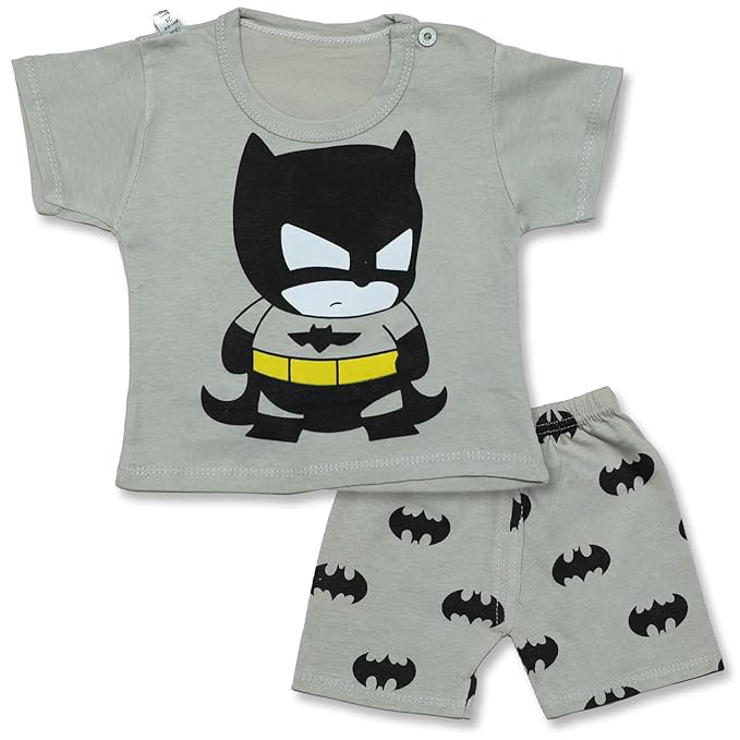 KIDS Batman Print Clothing Set for Baby BOY and Baby Girl 1563106 KIDS Batman Print Clothing Set for Baby BOY and Baby Girl 1563106