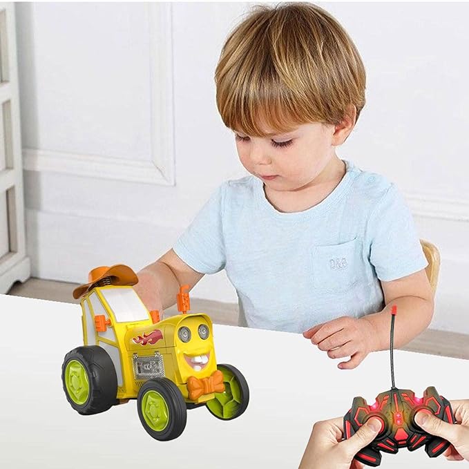 Crazy Jumping Car, Remote Control RC Car With Music And Light - TUZZUT Qatar Online Shopping