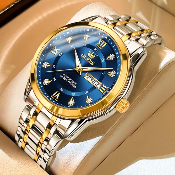 OLEVS Men's Analog Quartz Watch W7650 OLEVS Men's Analog Quartz Watch W7650