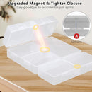 7 Compartments Portable Pill Case Travel Pill Organizer - TUZZUT Qatar Online Shopping