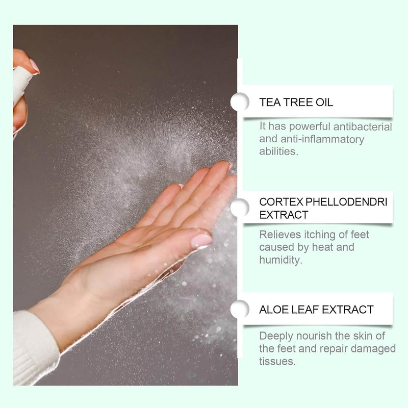 Ximonth Foot Sanitiser with Tea Tree Oil, Tea Tree Oil Feet Spray - TUZZUT Qatar Online Shopping