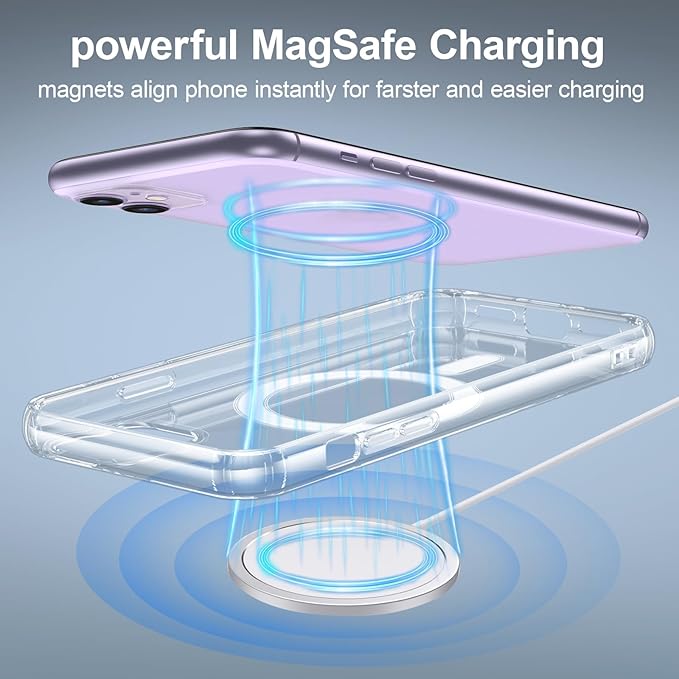 Wireless Charging Clear Case For iphone - Transparent - TUZZUT Qatar Online Shopping
